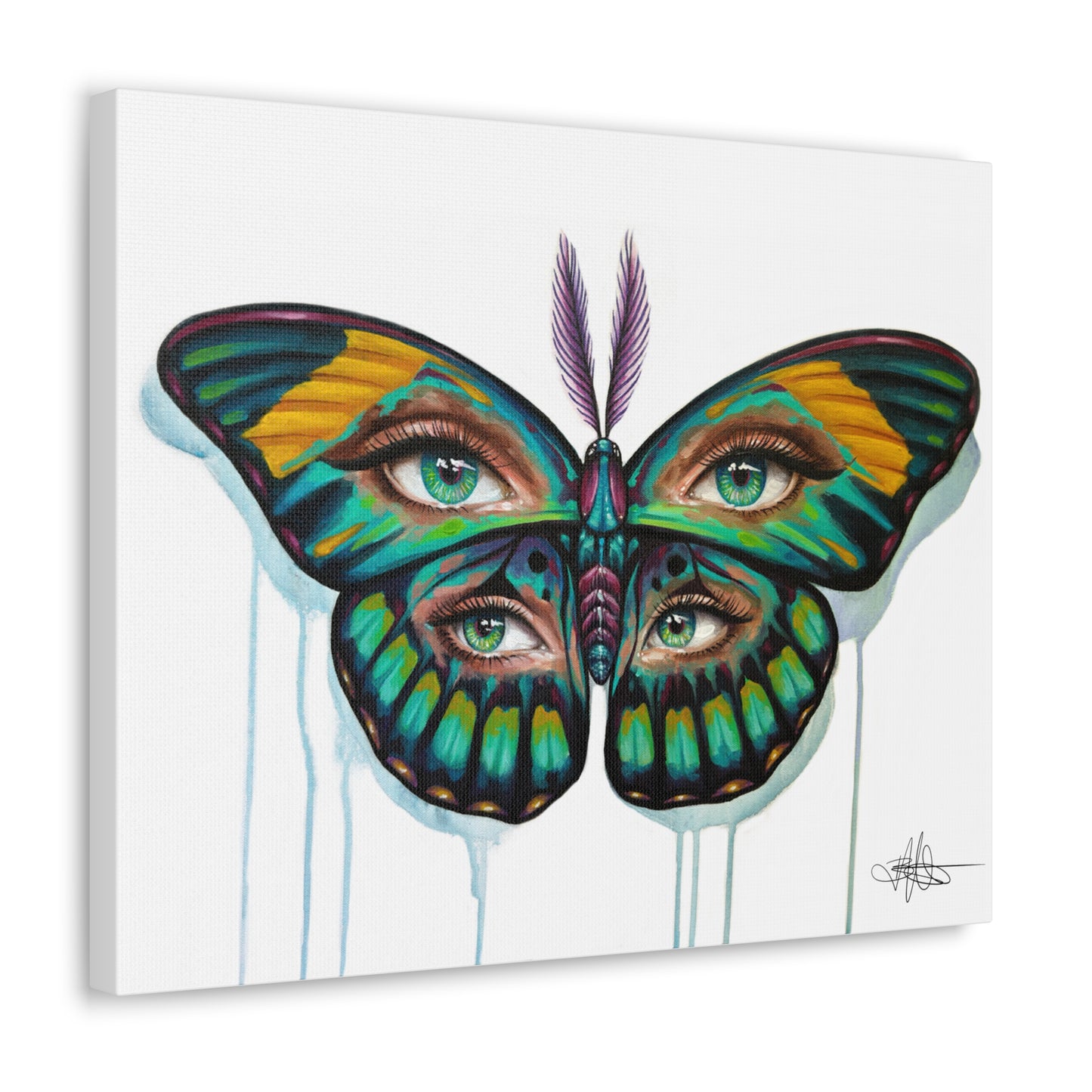Moth Trip Canvas Gallery Wrap