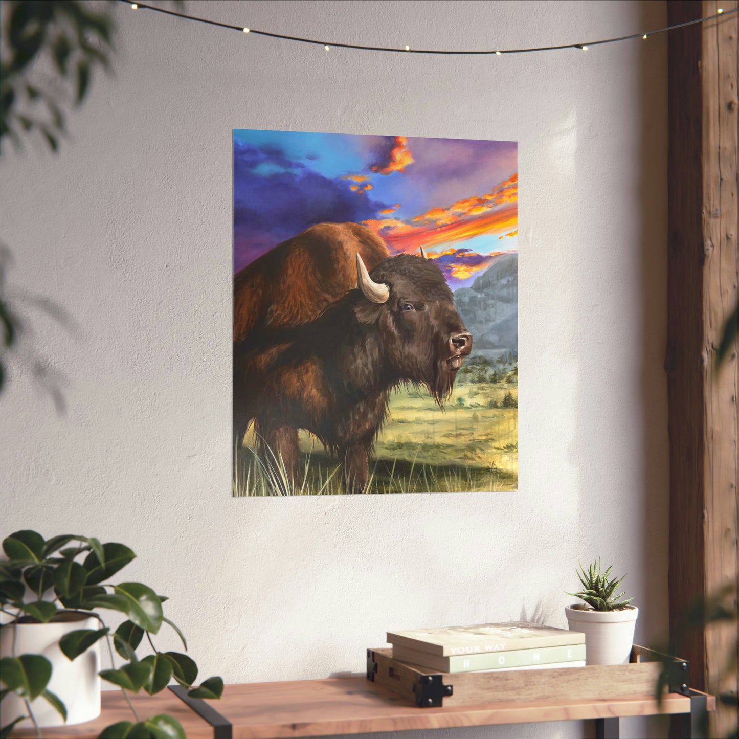 Bison Matte Poster