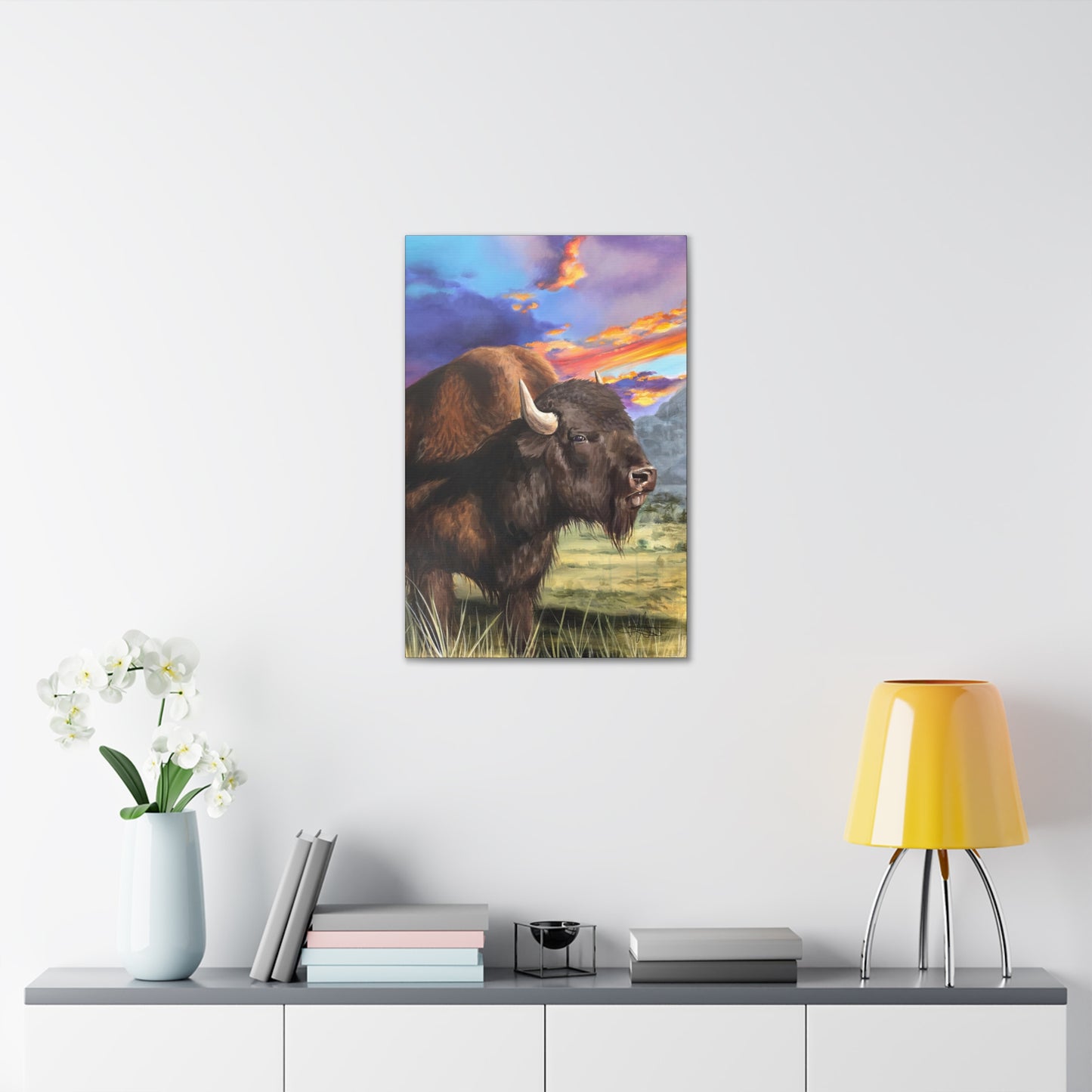 Bison Canvas Gallery Wrap