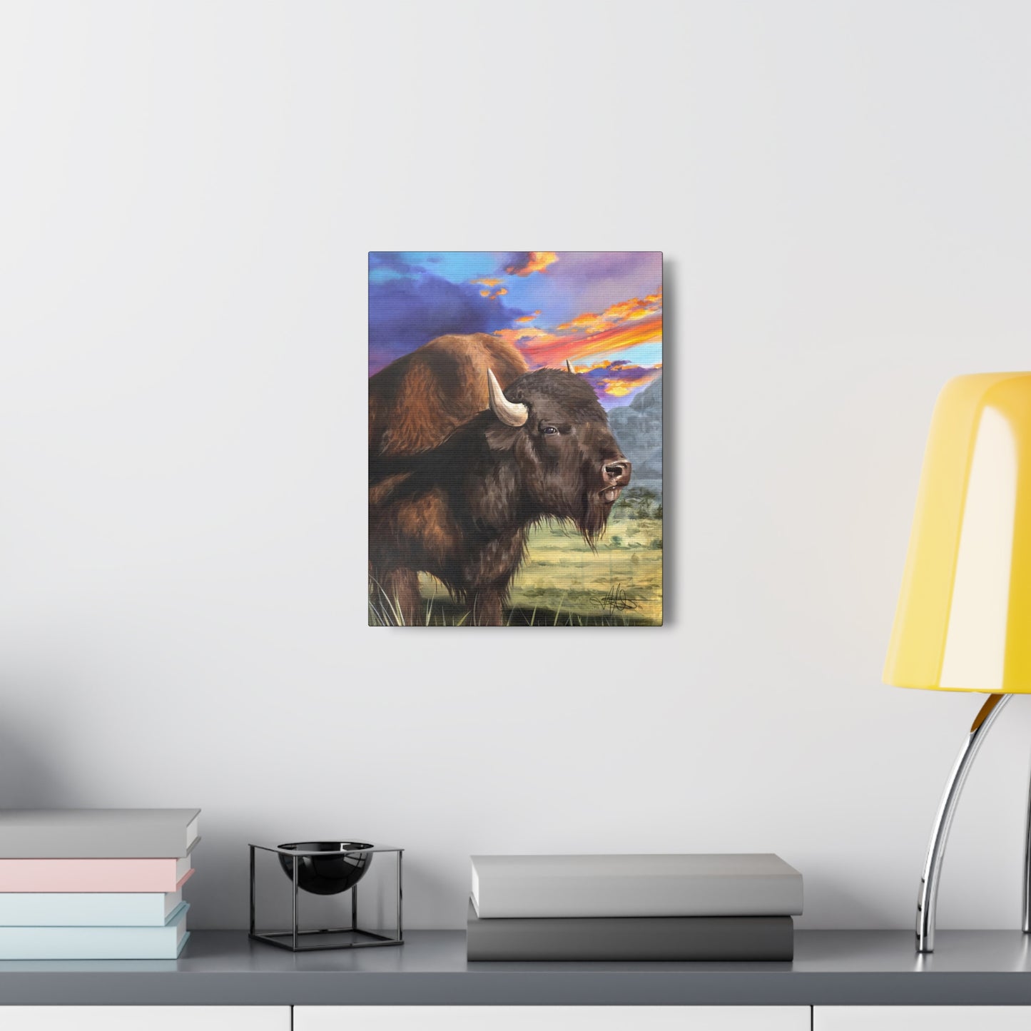 Bison Canvas Gallery Wrap