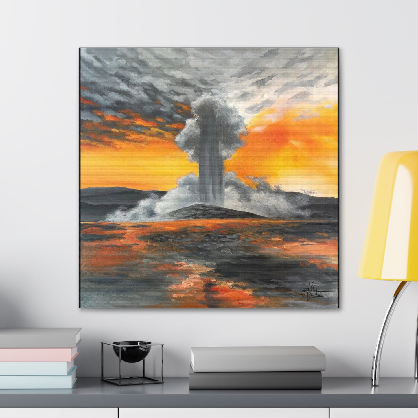 Old Faithful Canvas Gallery Wrap