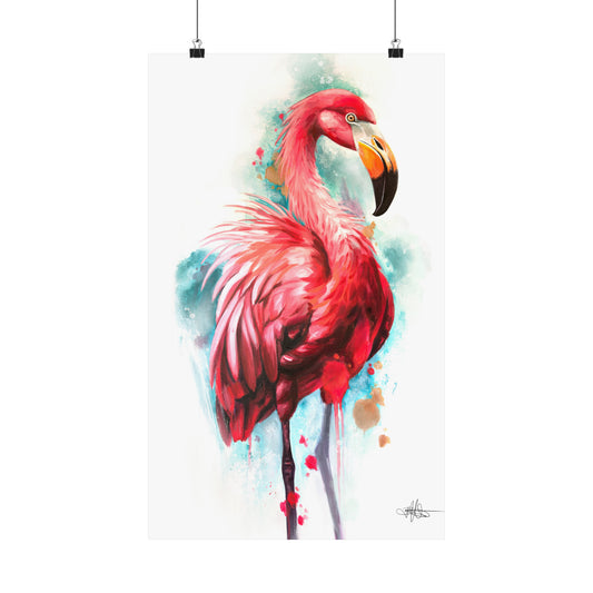 Flamingo Matte Poster