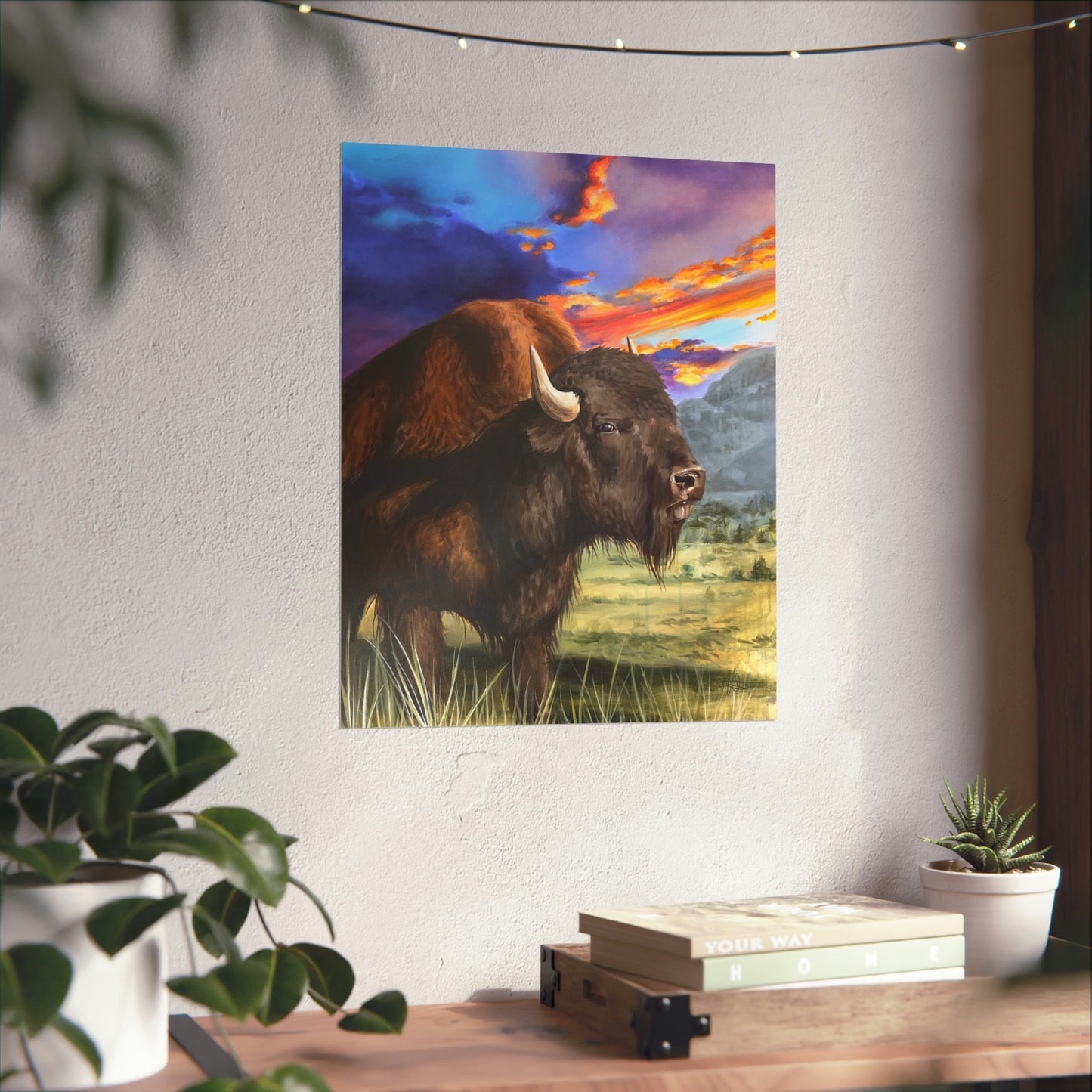 Bison Matte Poster