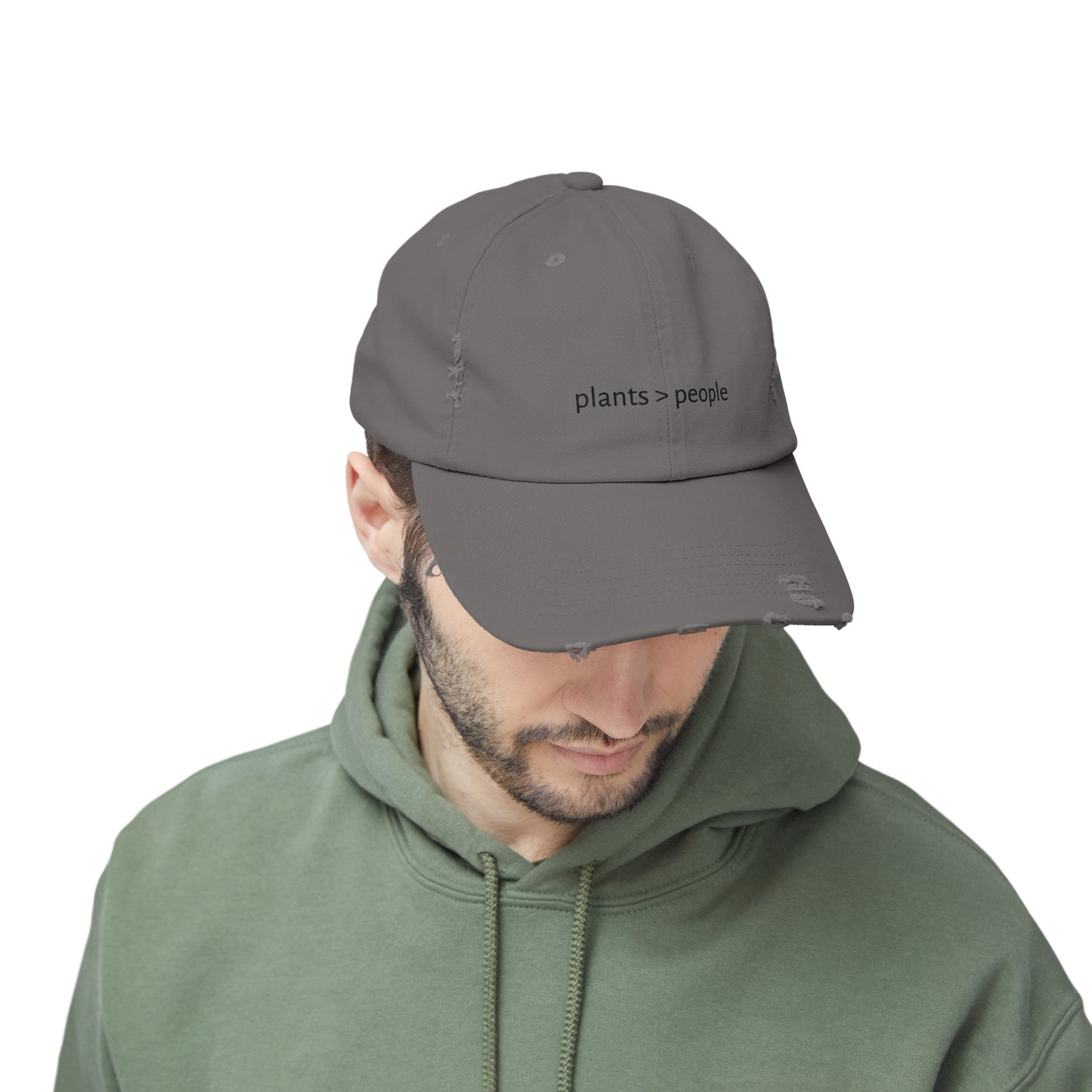 Plants Distressed Cap