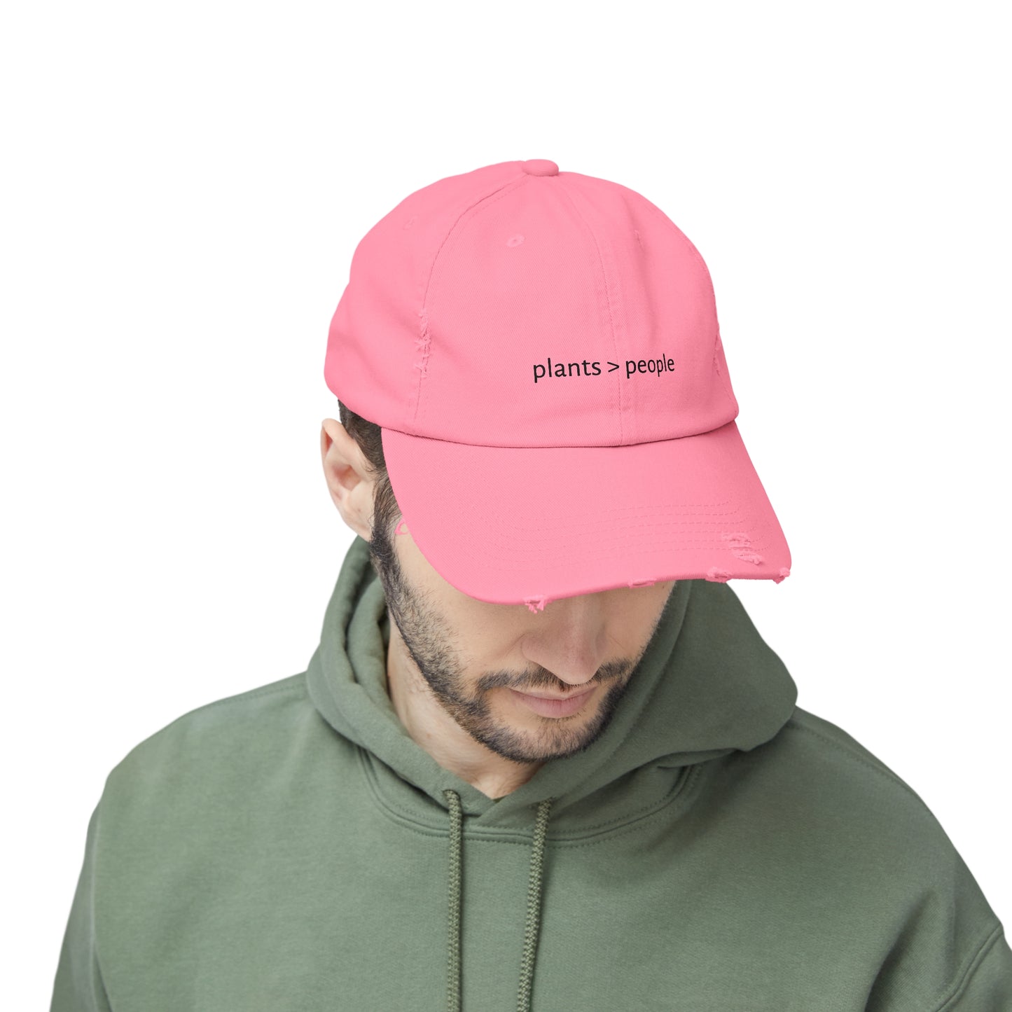 Plants Distressed Cap