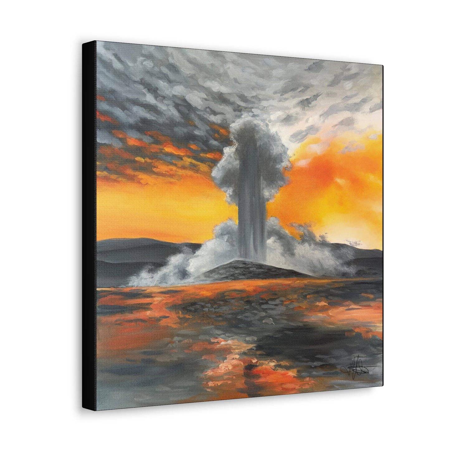 Old Faithful Canvas Gallery Wrap