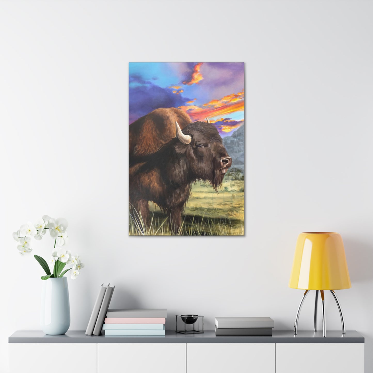 Bison Canvas Gallery Wrap