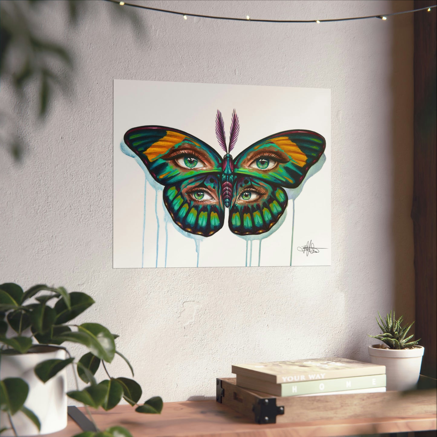 Moth Trip Matte Poster