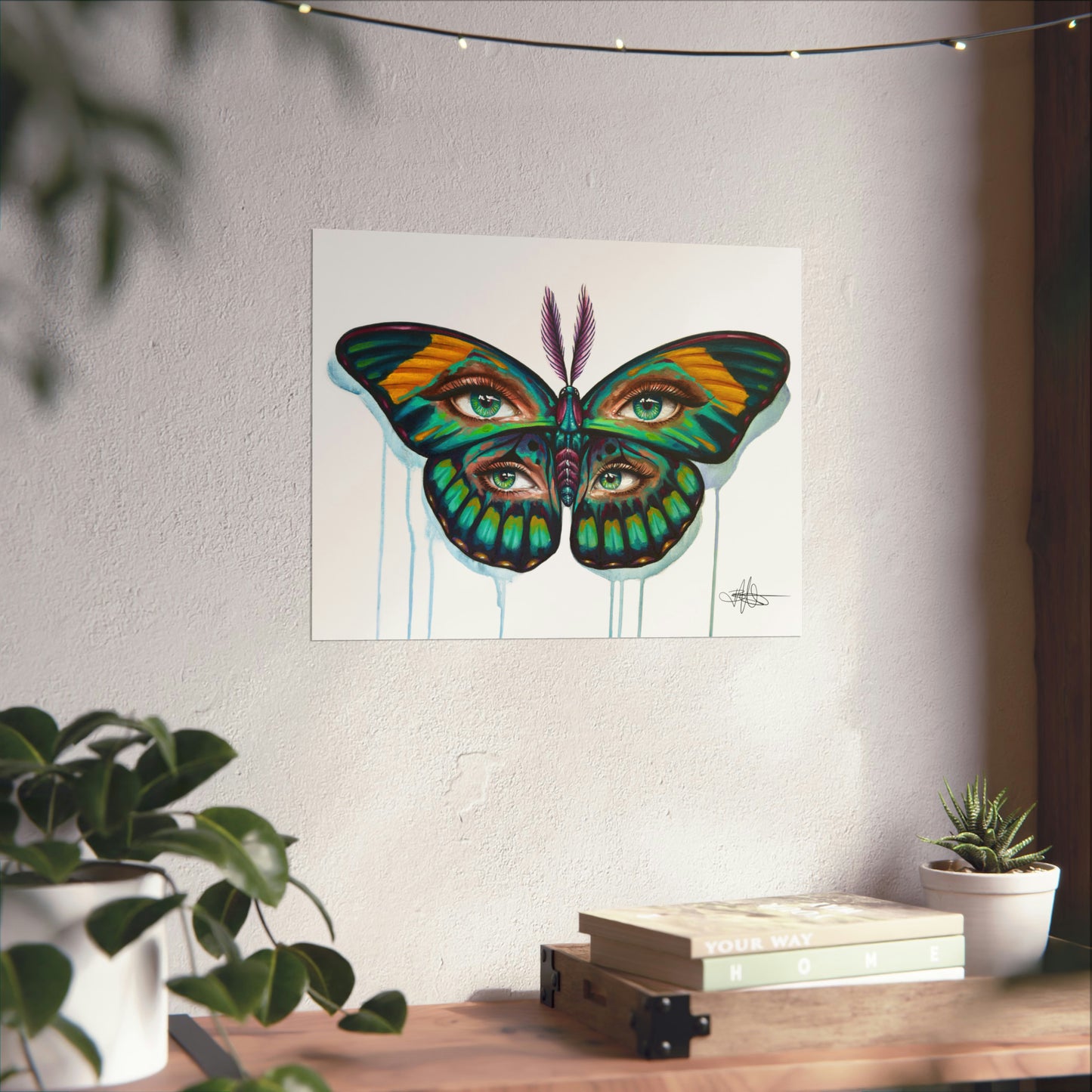 Moth Trip Matte Poster