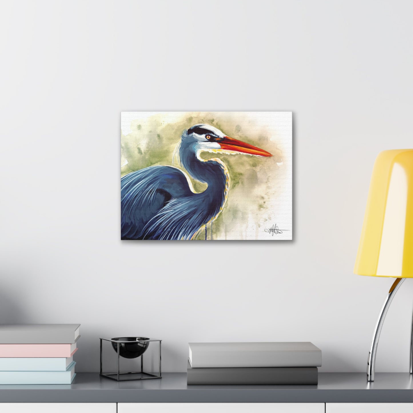 Blue Heron Canvas Gallery Wrap