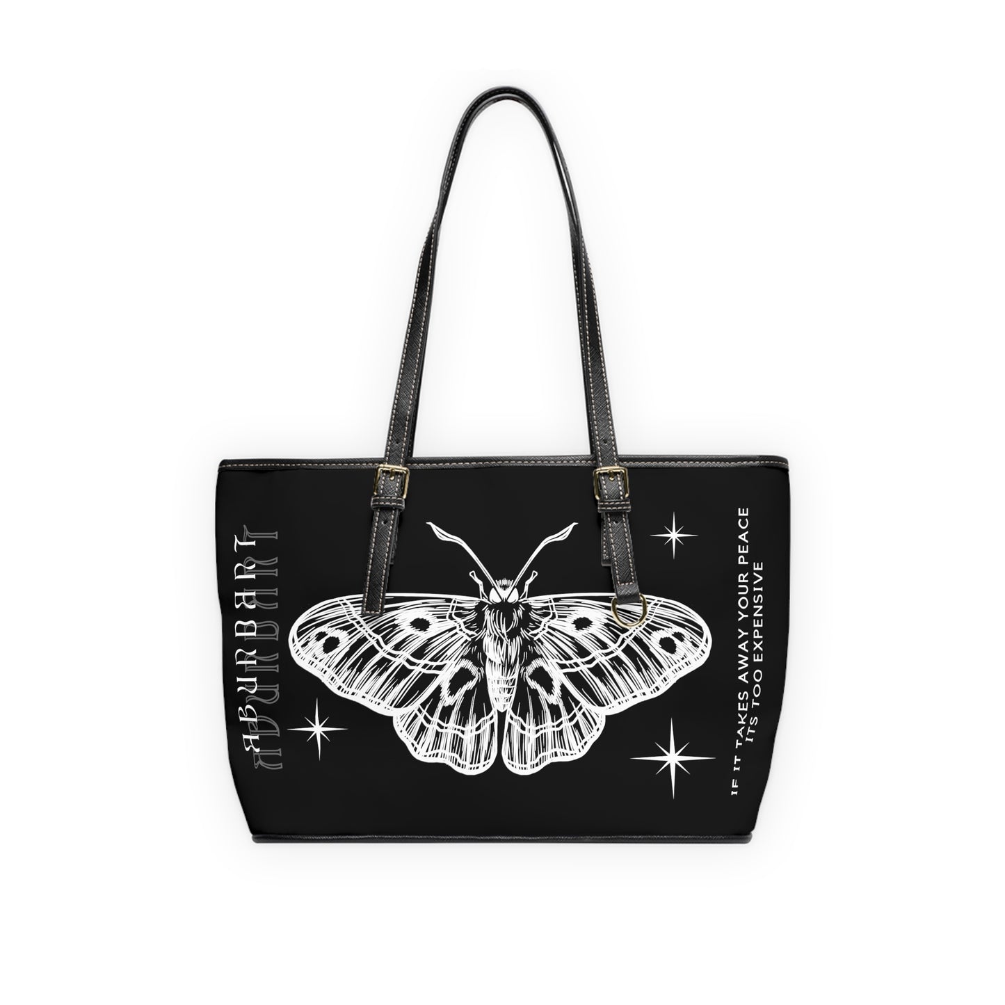 Large Leather Moth Bag