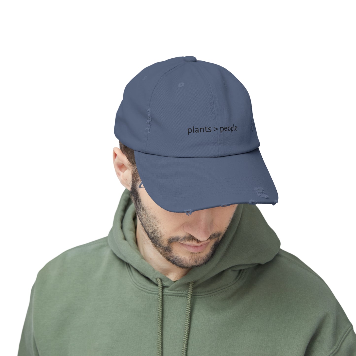 Plants Distressed Cap
