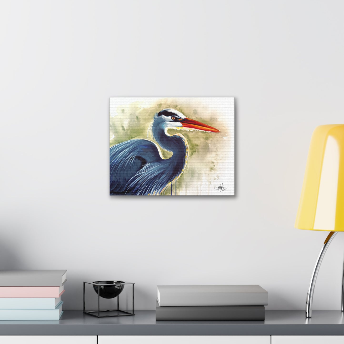 Blue Heron Canvas Gallery Wrap