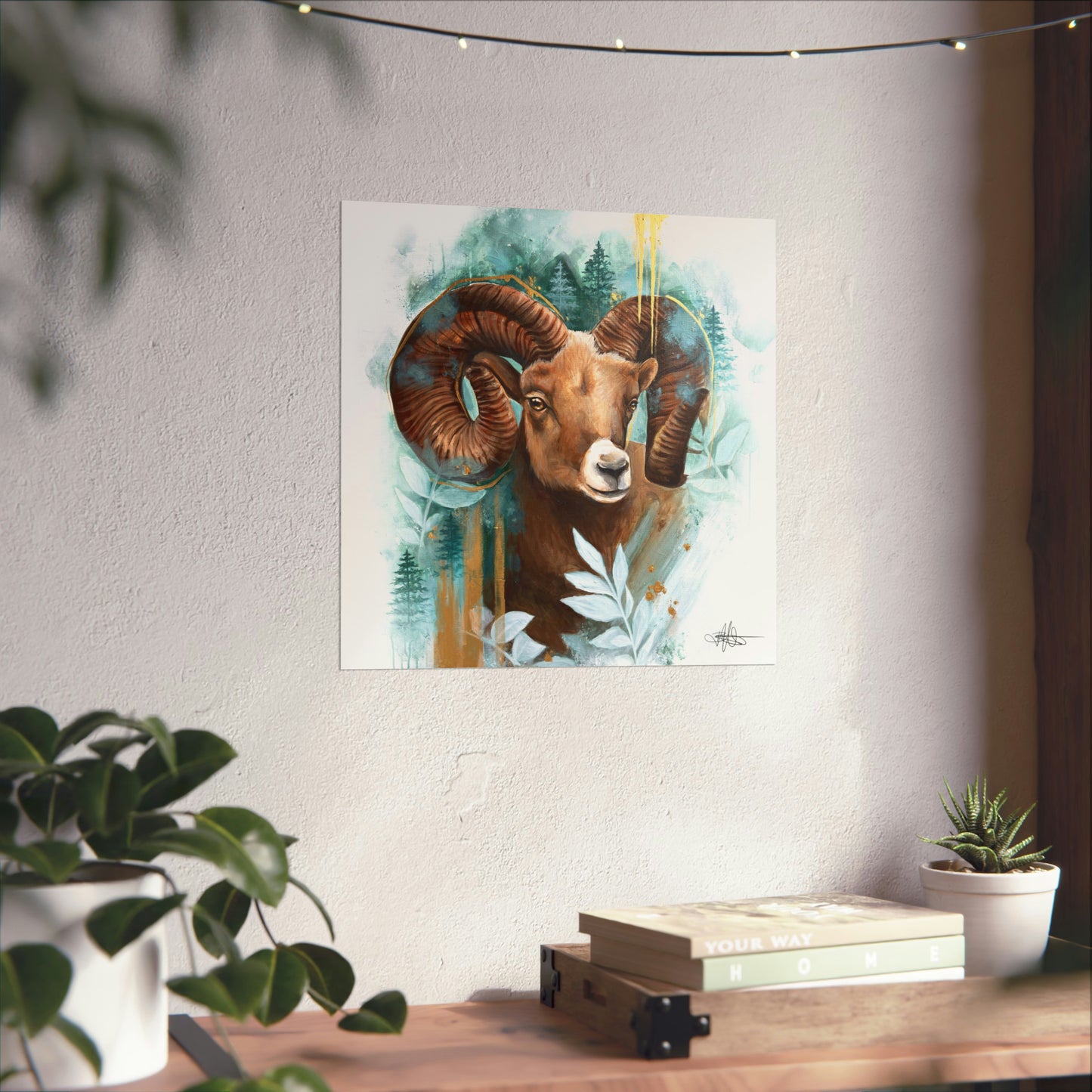 Big Horn Matte Poster