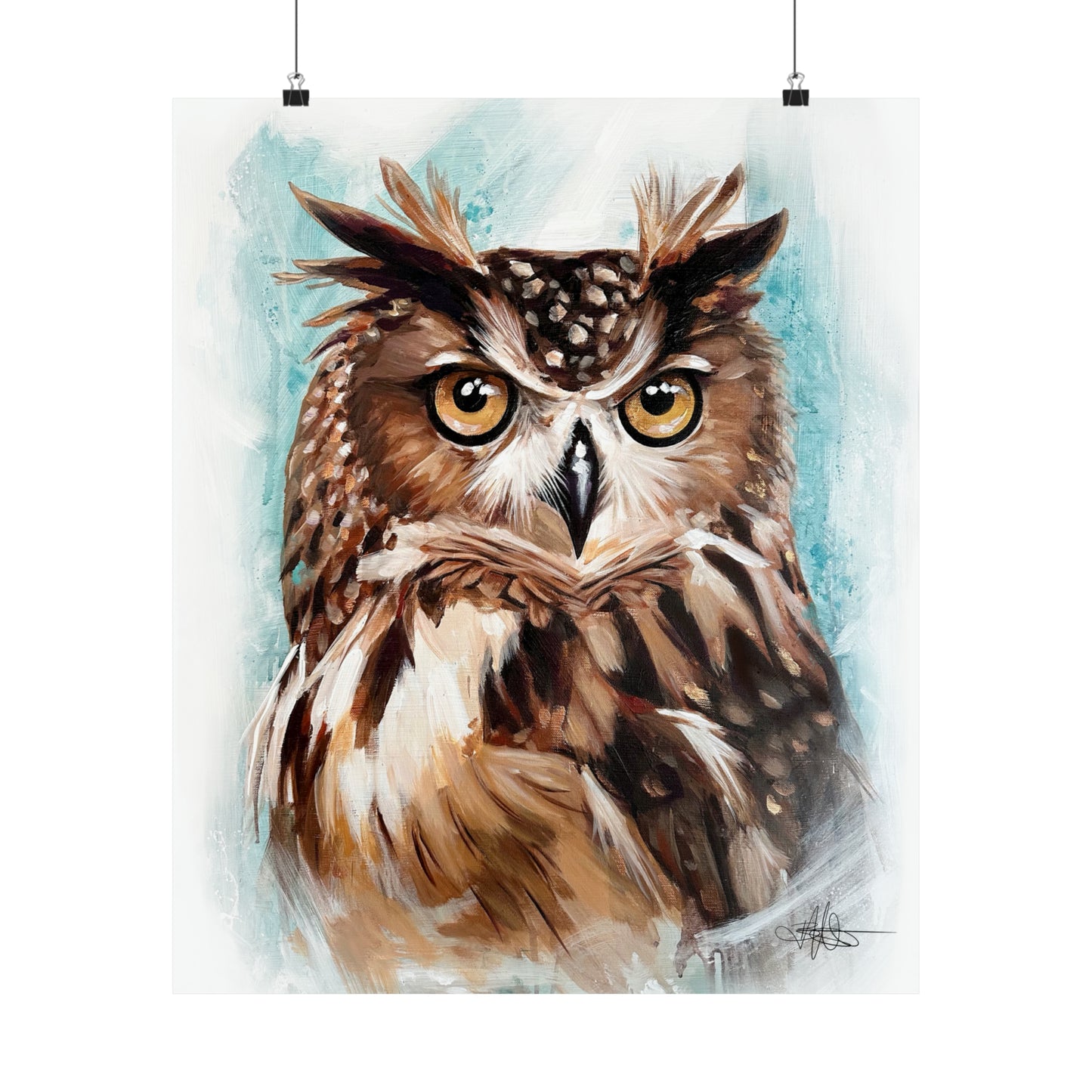 Owl Matte Poster