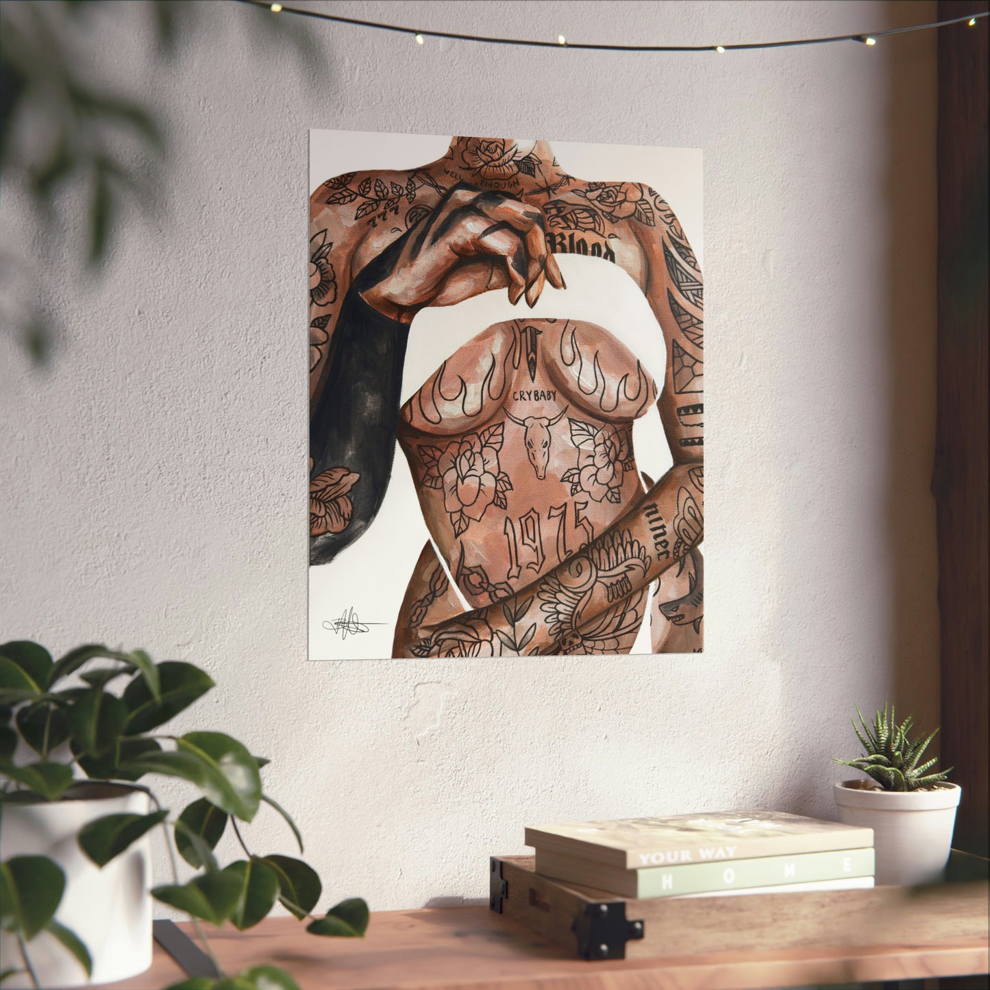 Tattooed Matte Poster