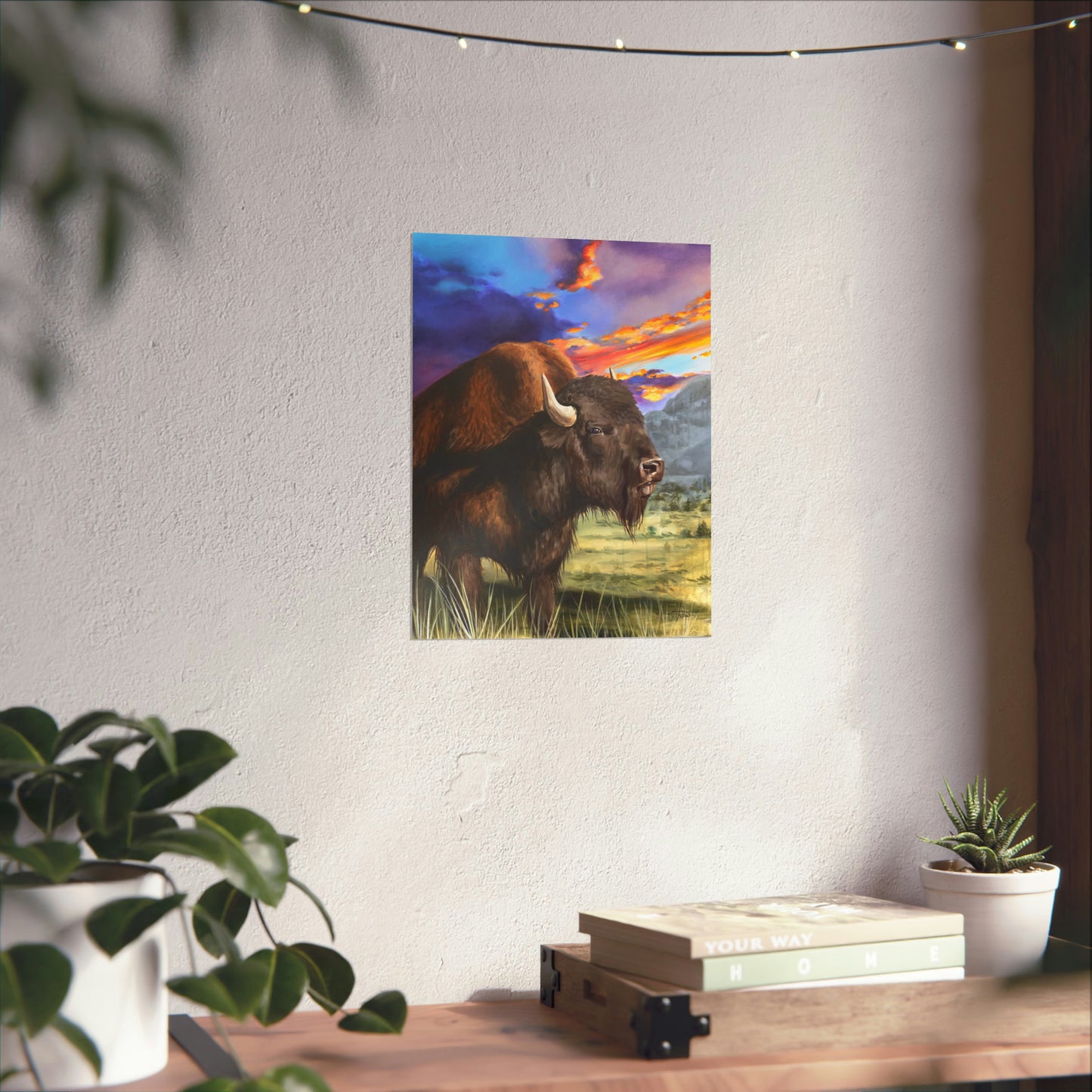 Bison Matte Poster