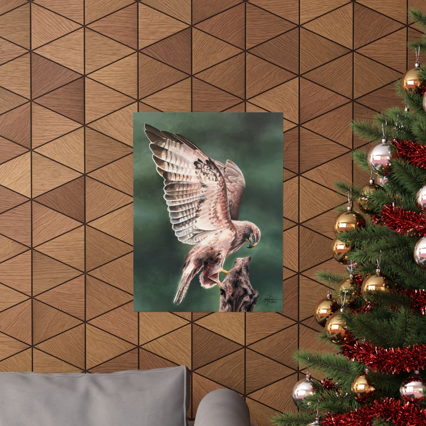 Hawk Matte Poster