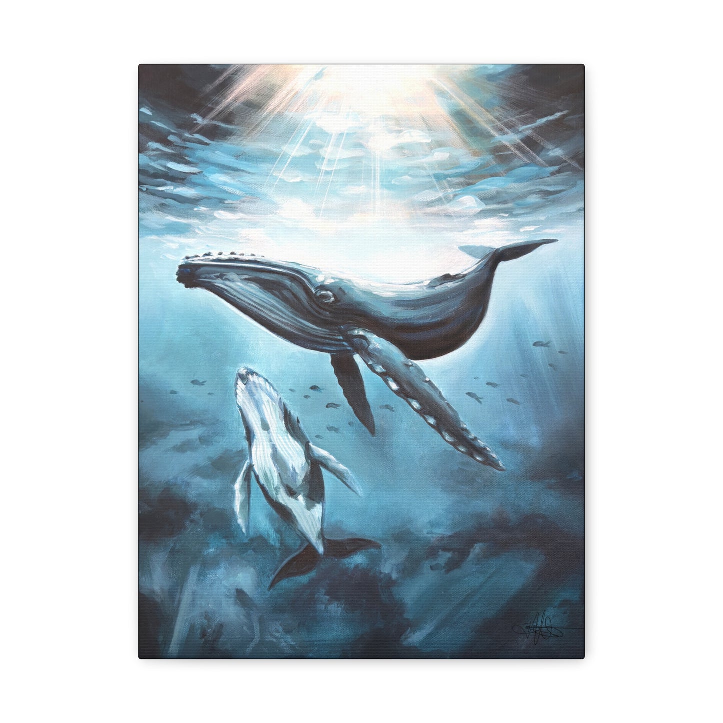 Whale Canvas Gallery Wrap