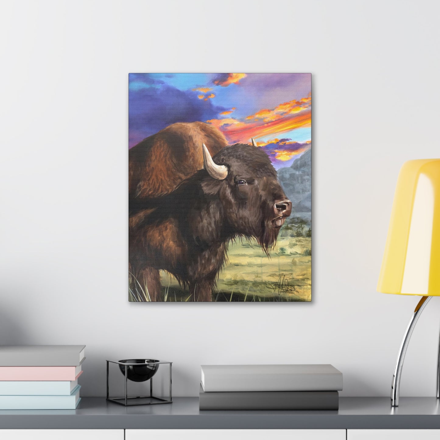 Bison Canvas Gallery Wrap