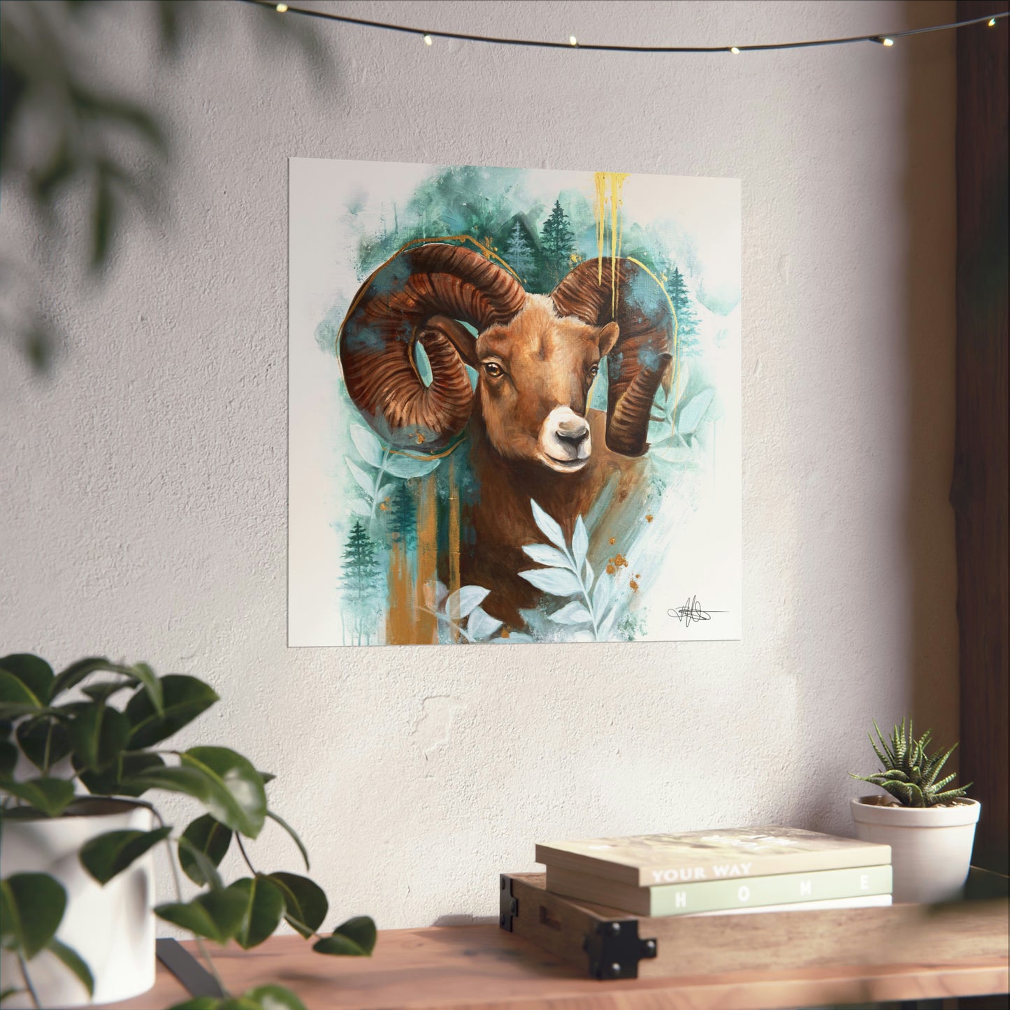 Big Horn Matte Poster