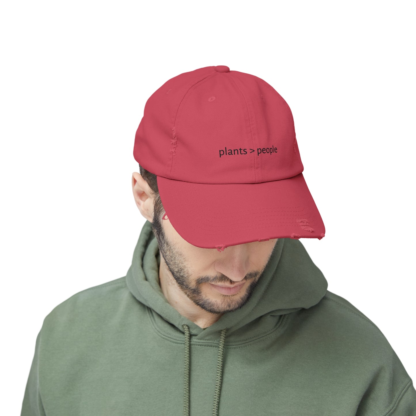 Plants Distressed Cap