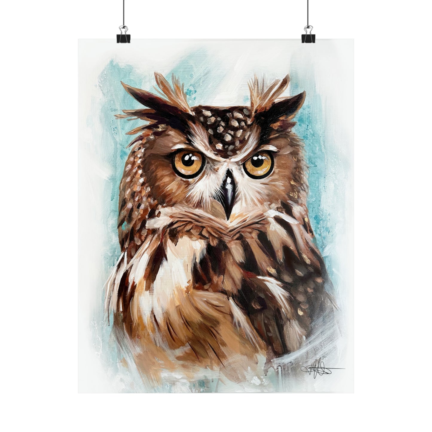 Owl Matte Poster