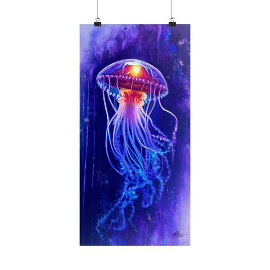 Jellyfish Matte Poster