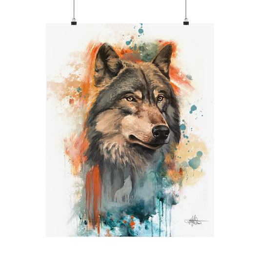 Wolf Matte Poster