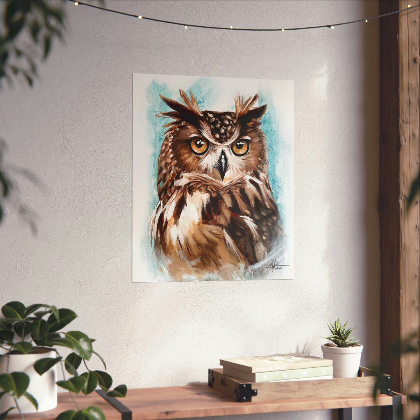 Owl Matte Poster
