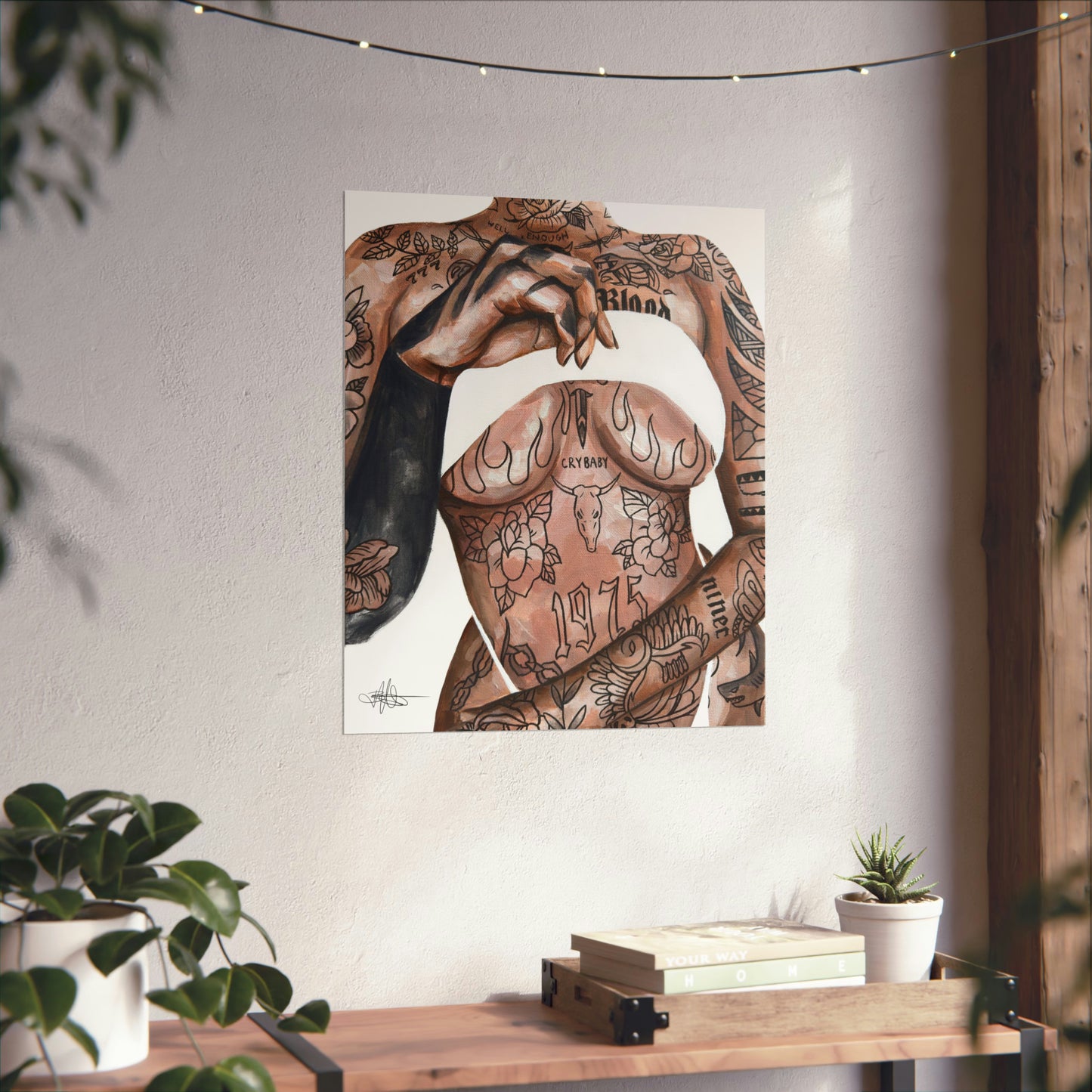 Tattooed Matte Poster