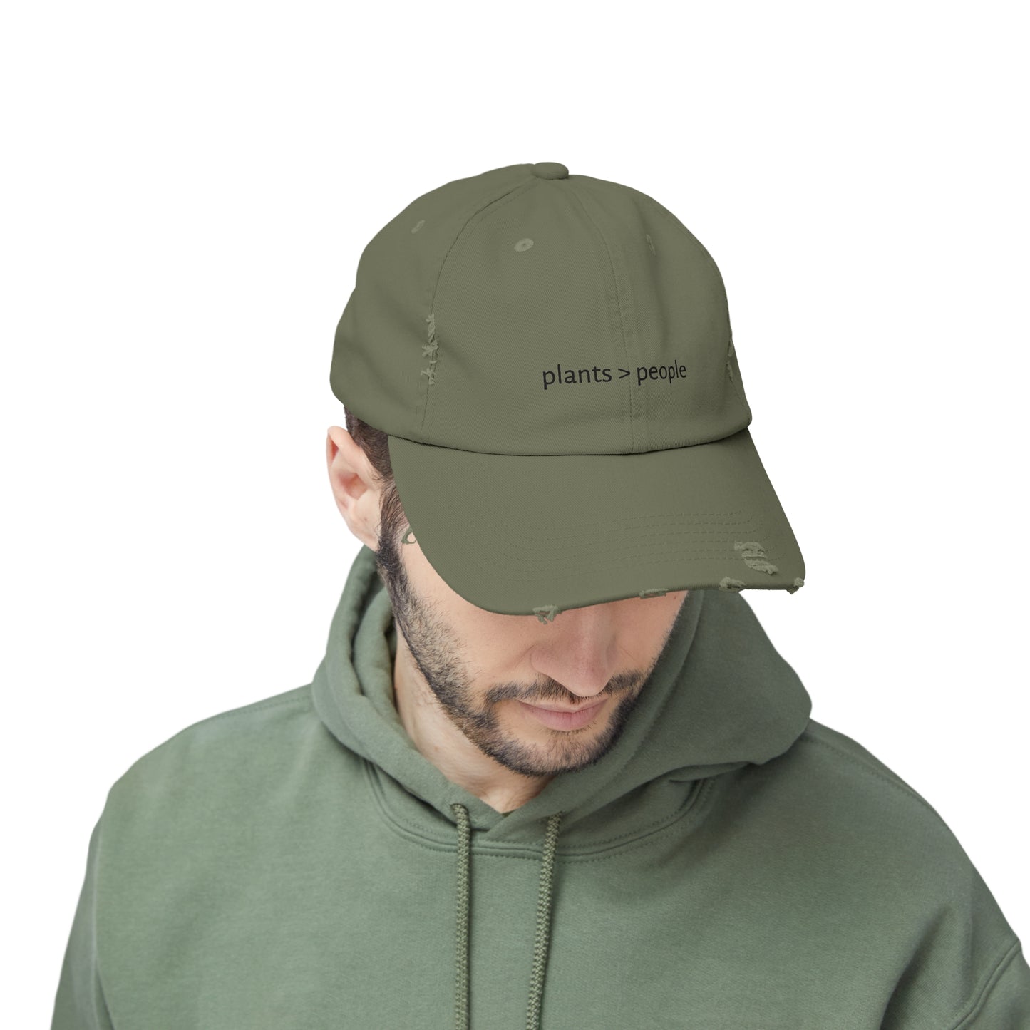 Plants Distressed Cap