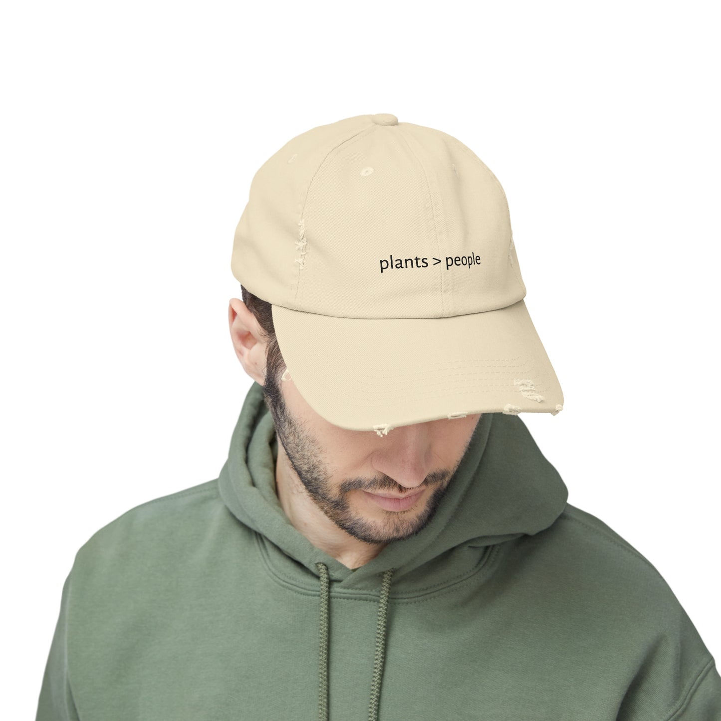 Plants Distressed Cap