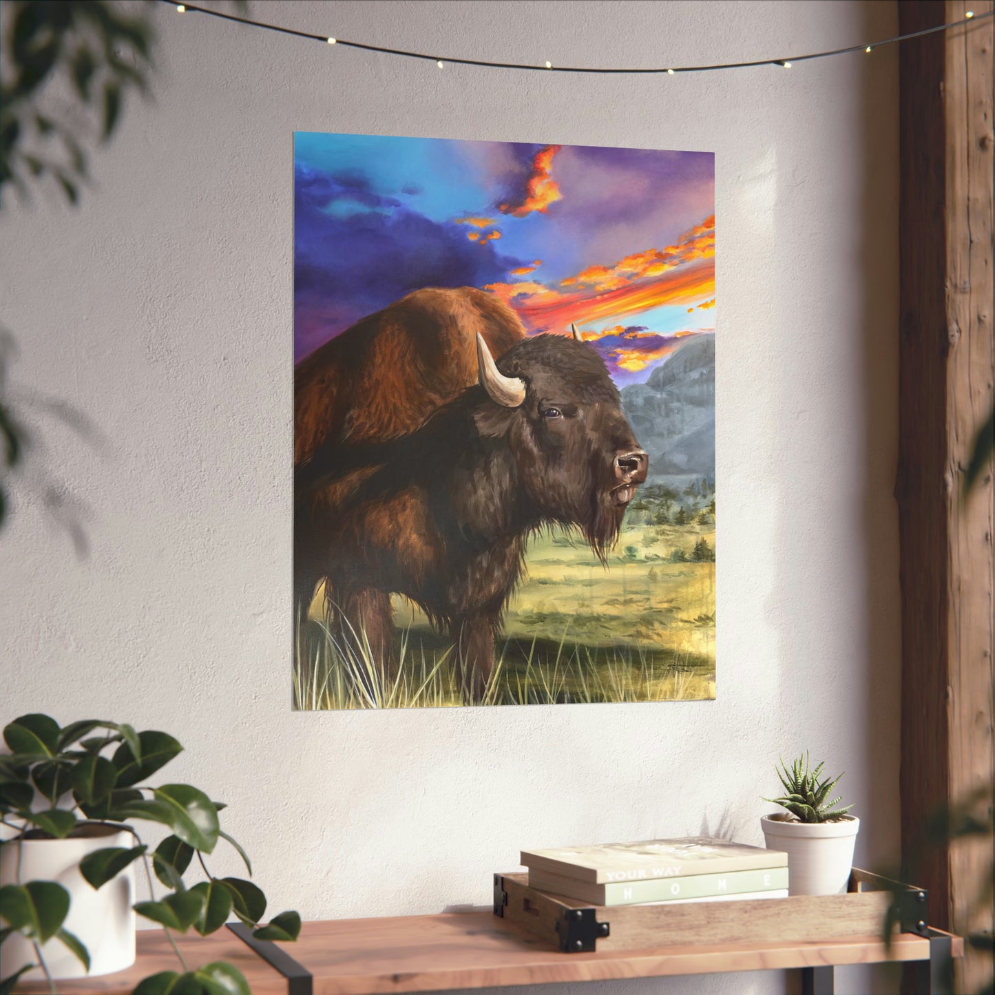 Bison Matte Poster