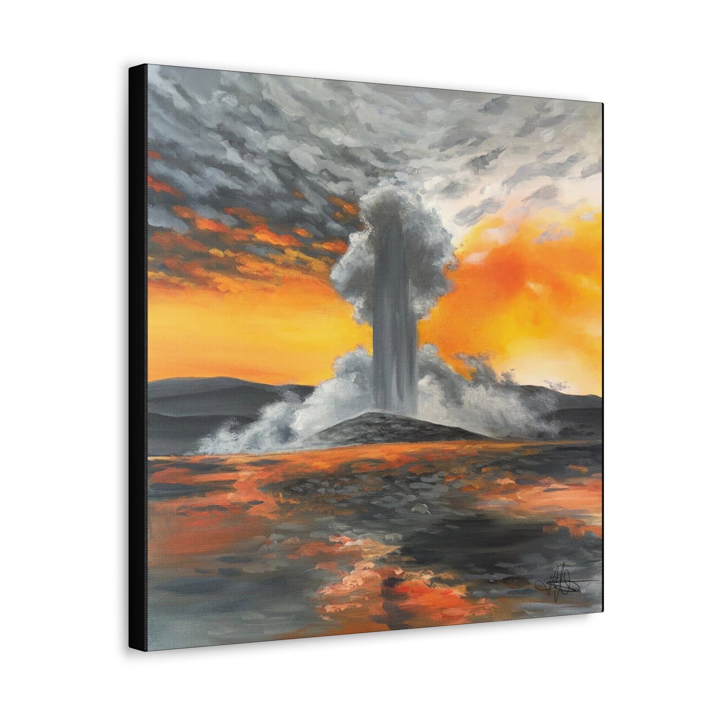 Old Faithful Canvas Gallery Wrap