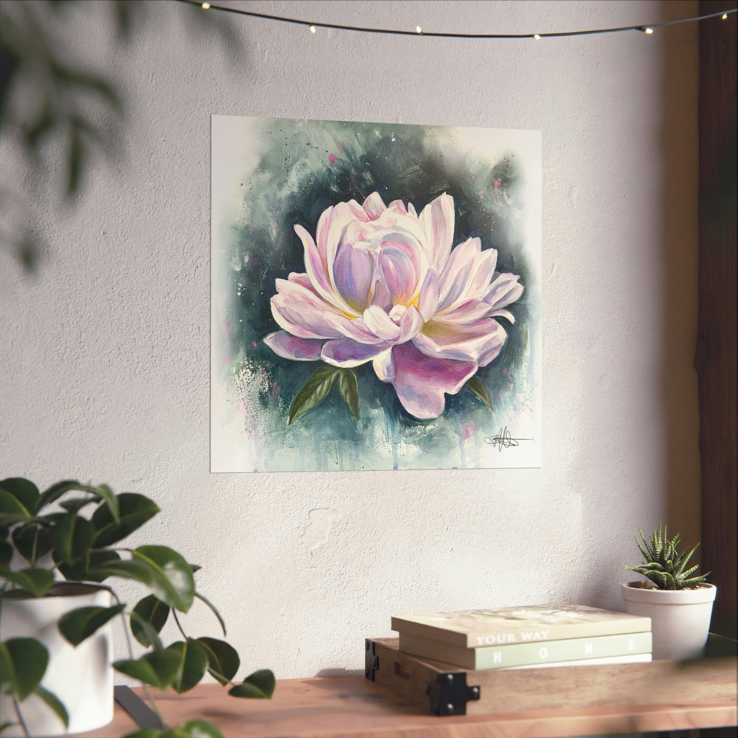 Peony Matte Poster