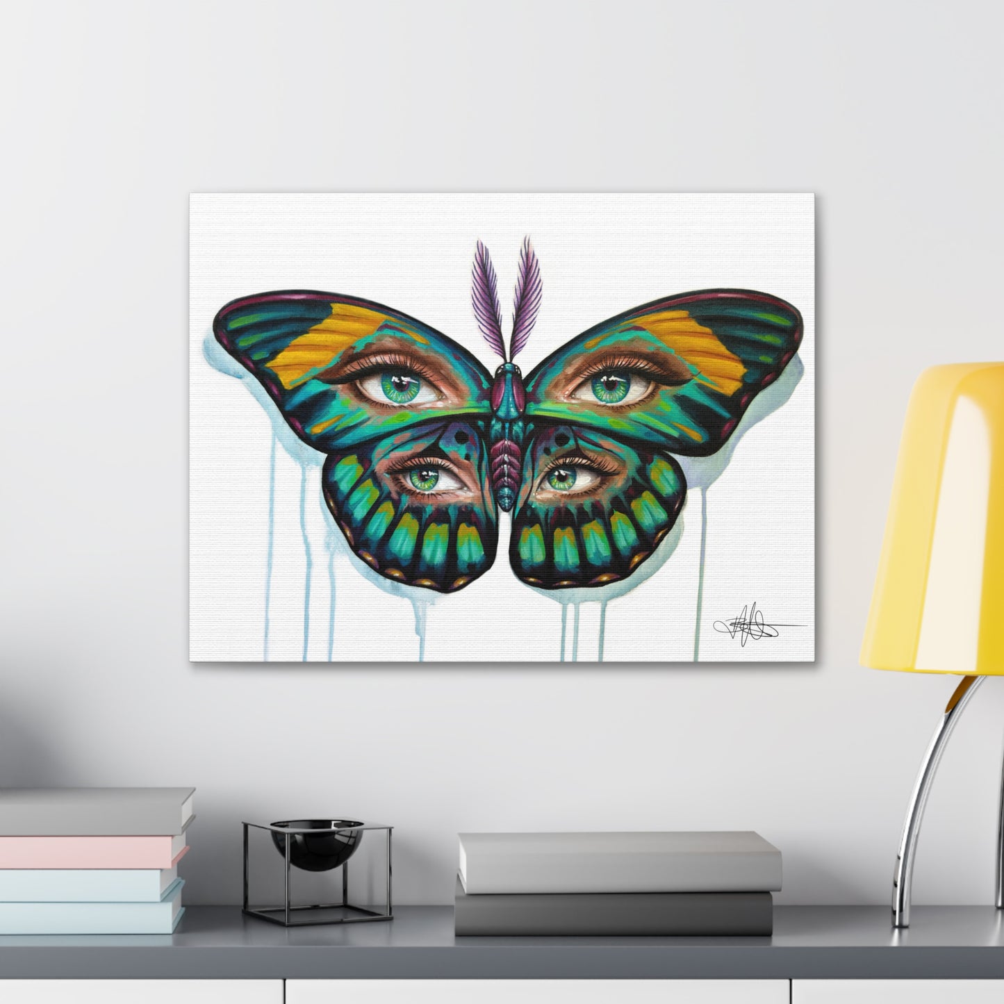 Moth Trip Canvas Gallery Wrap
