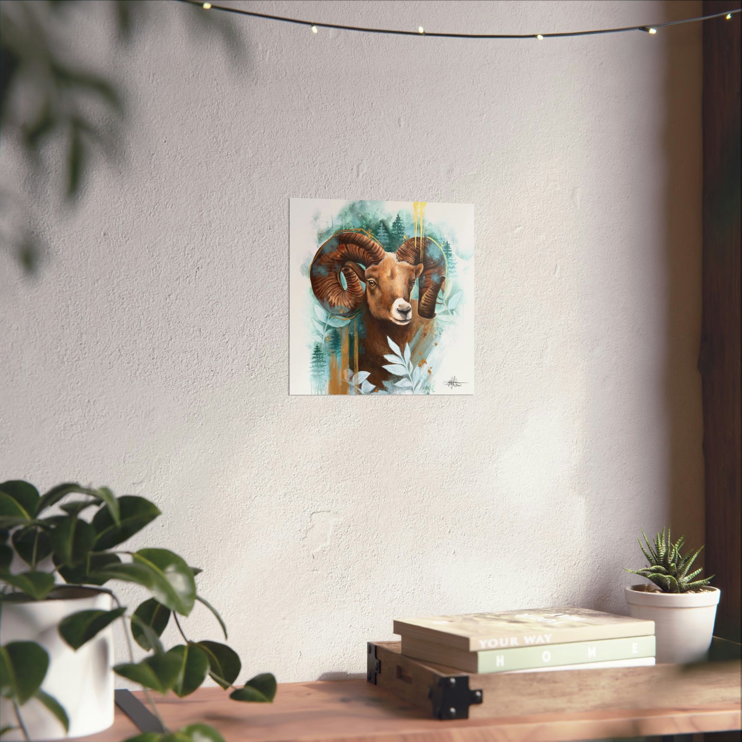 Big Horn Matte Poster