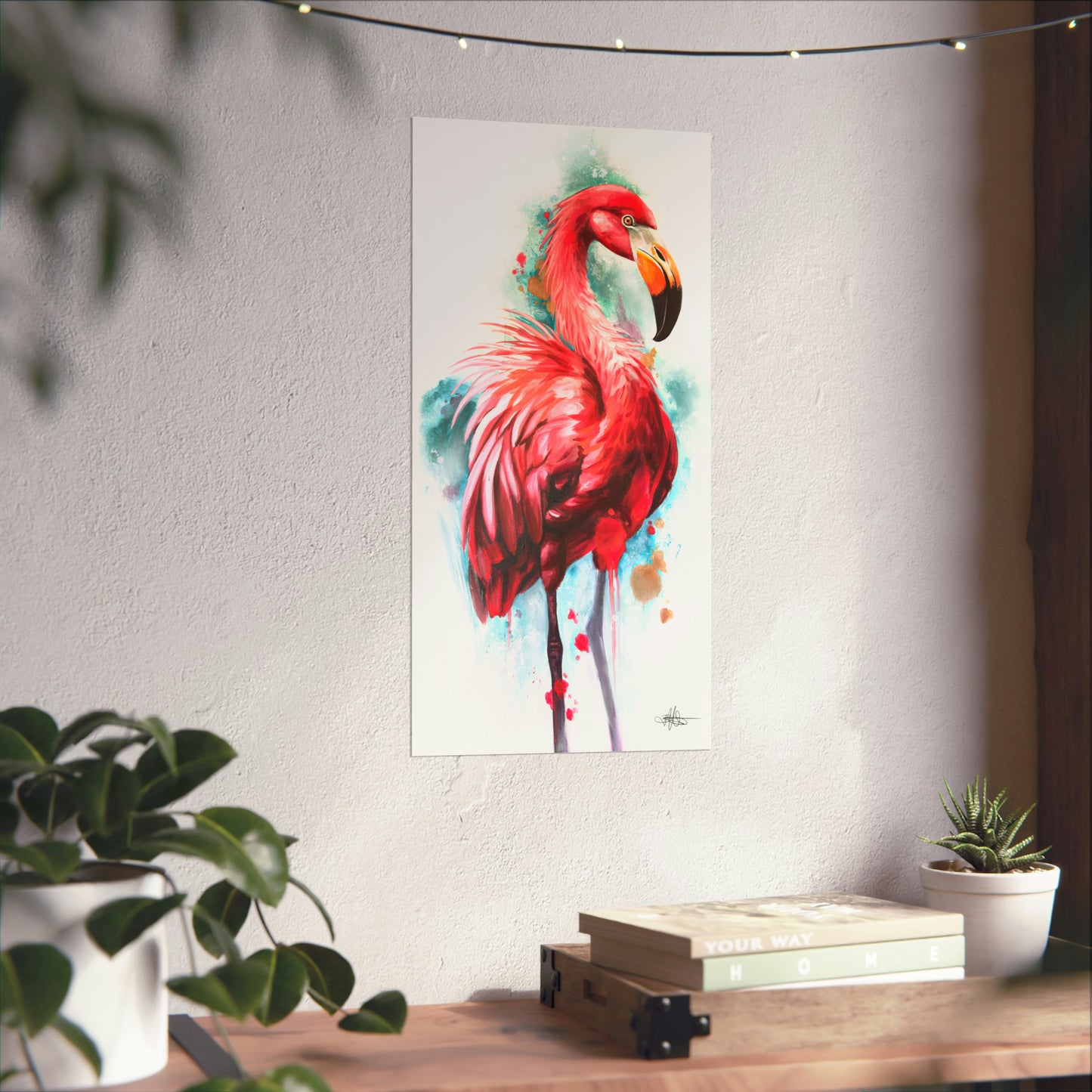 Flamingo Matte Poster