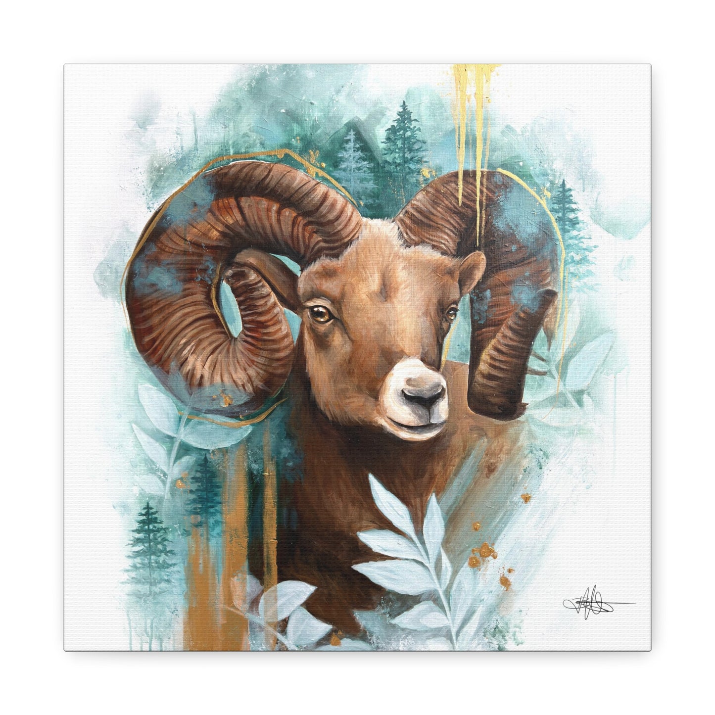 Big Horn Canvas Gallery Wrap