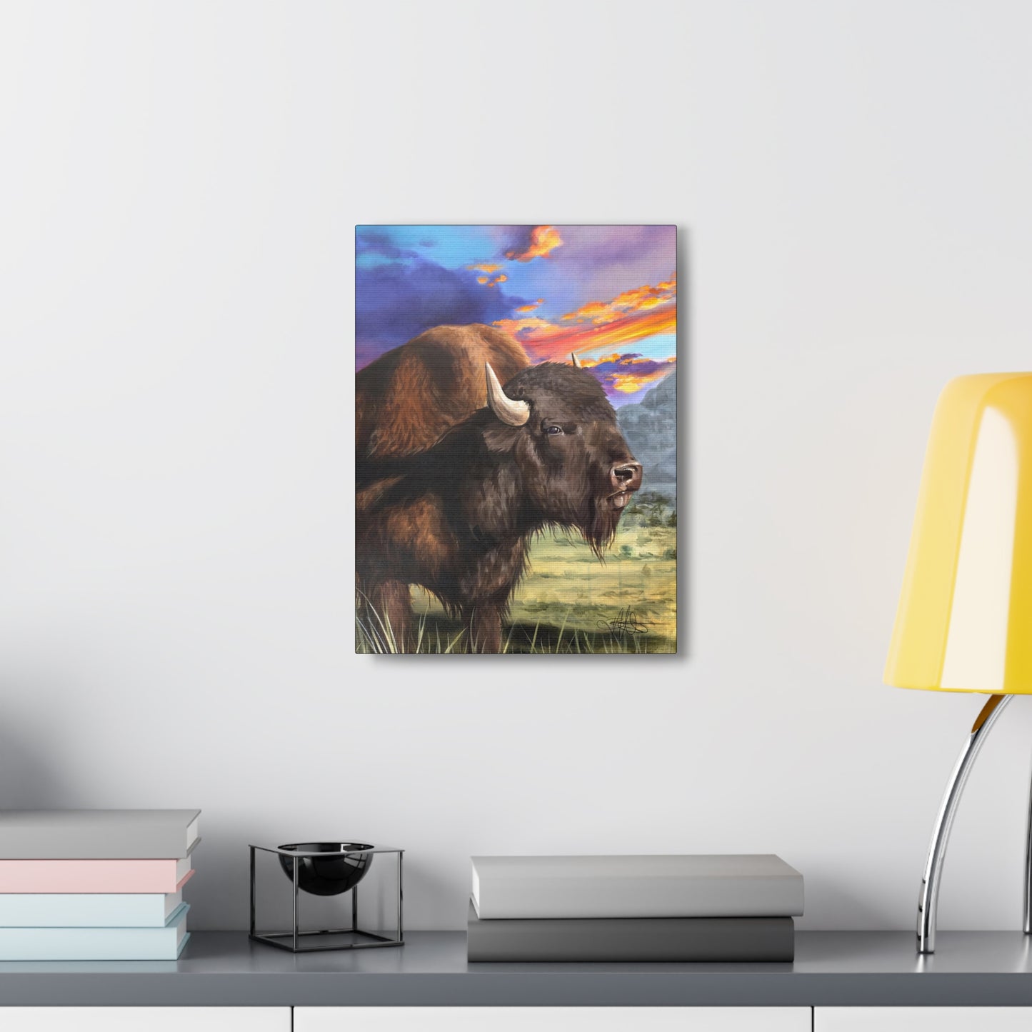 Bison Canvas Gallery Wrap