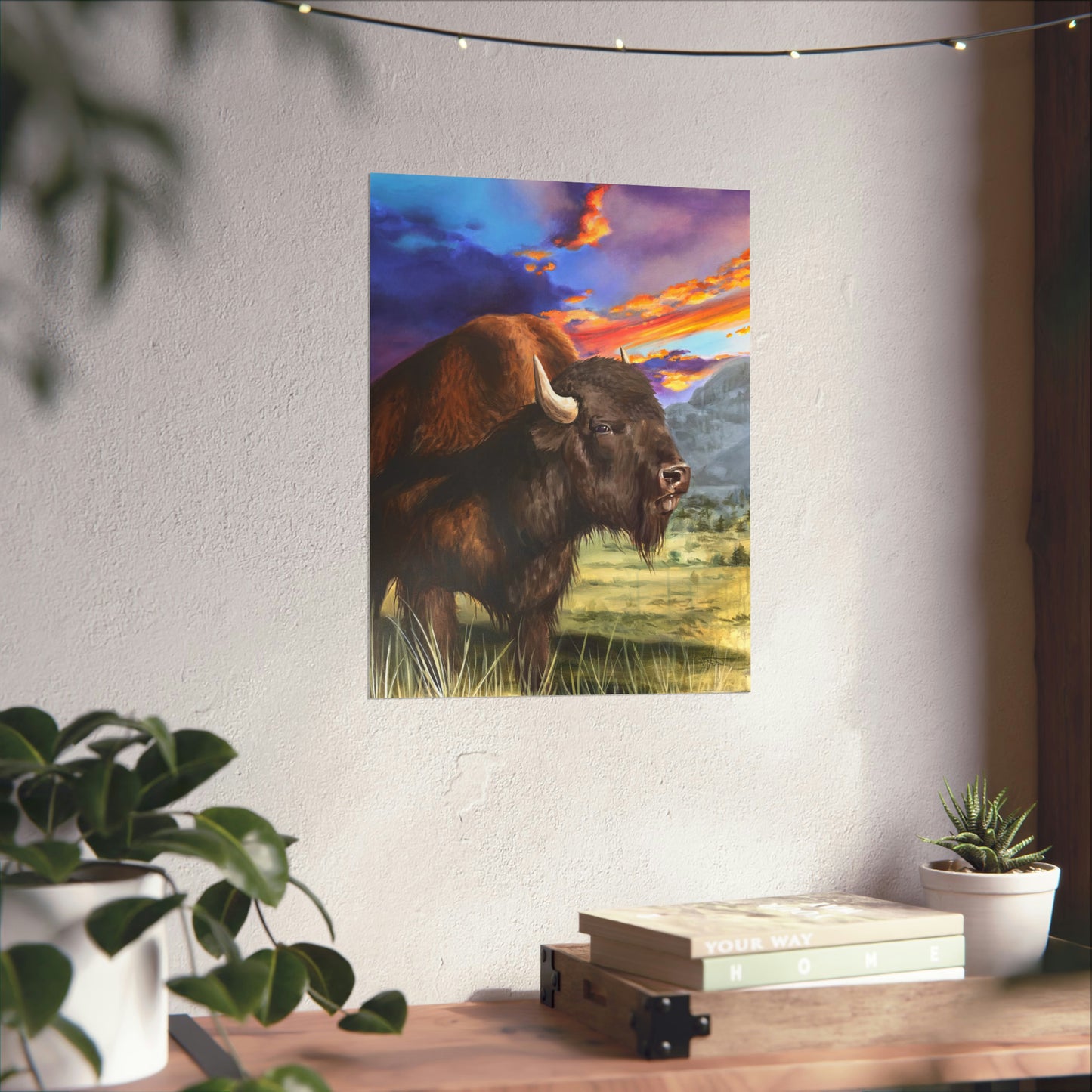 Bison Matte Poster