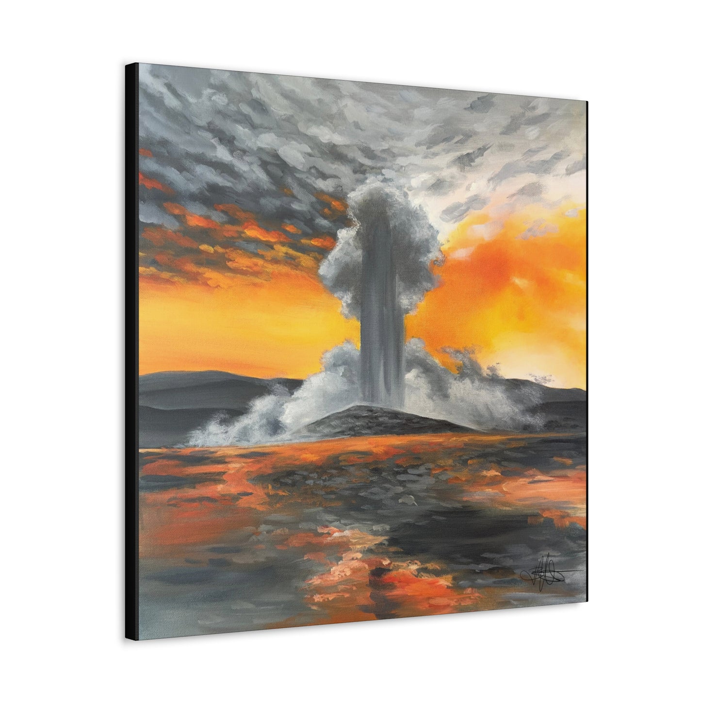 Old Faithful Canvas Gallery Wrap