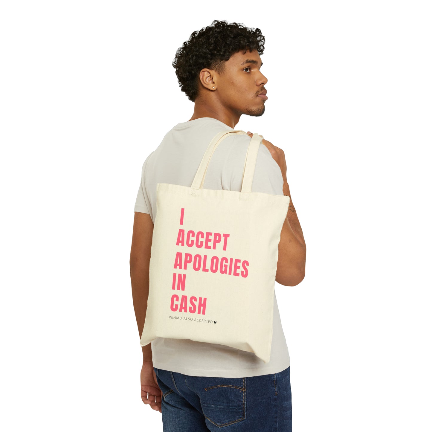 Cash Apologies Tote Bag