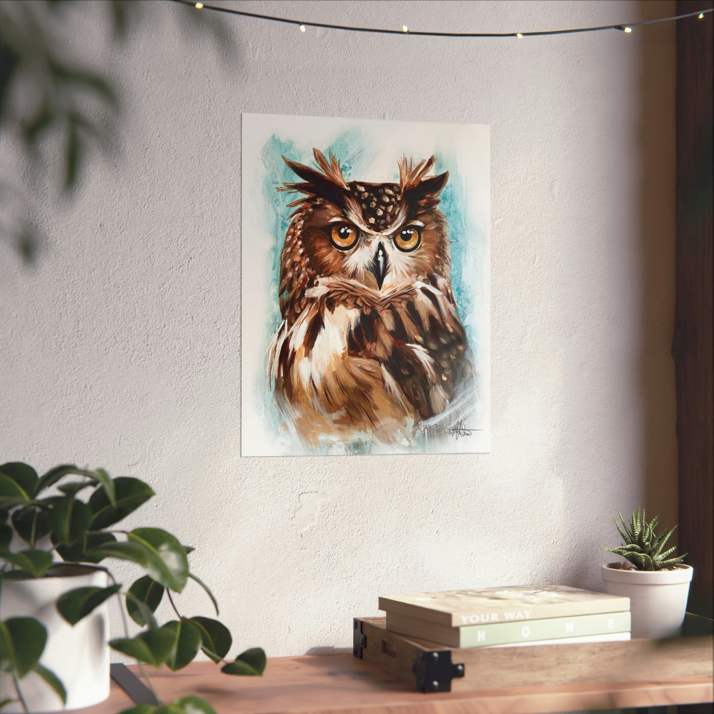 Owl Matte Poster