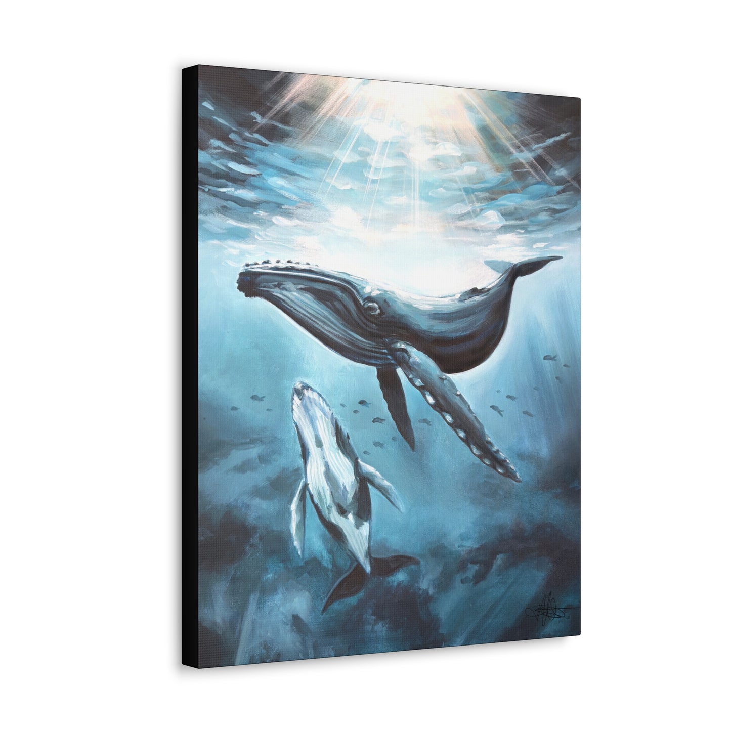 Whale Canvas Gallery Wrap