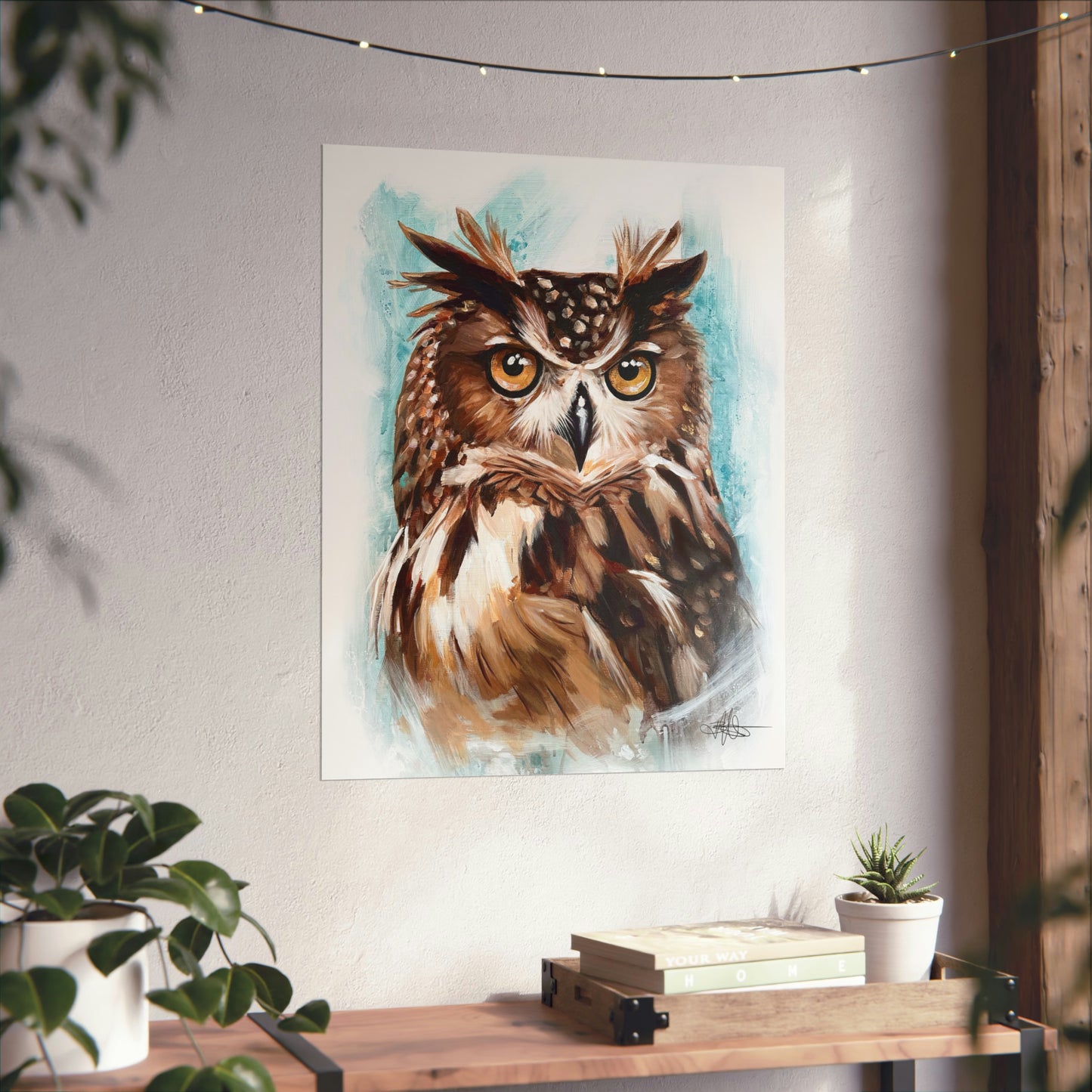 Owl Matte Poster