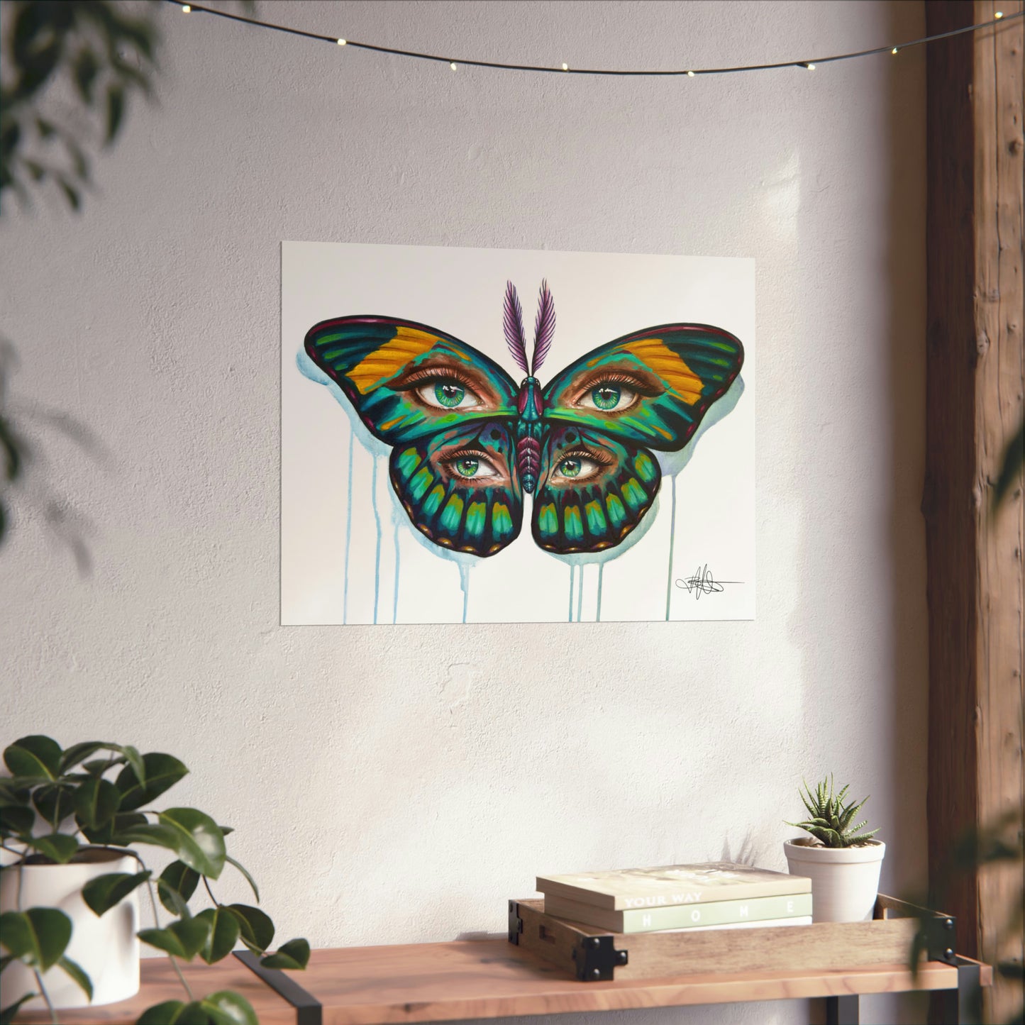 Moth Trip Matte Poster