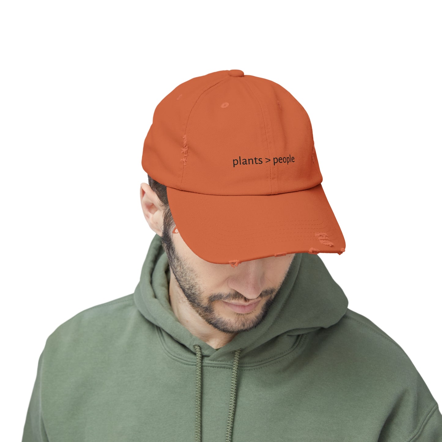 Plants Distressed Cap