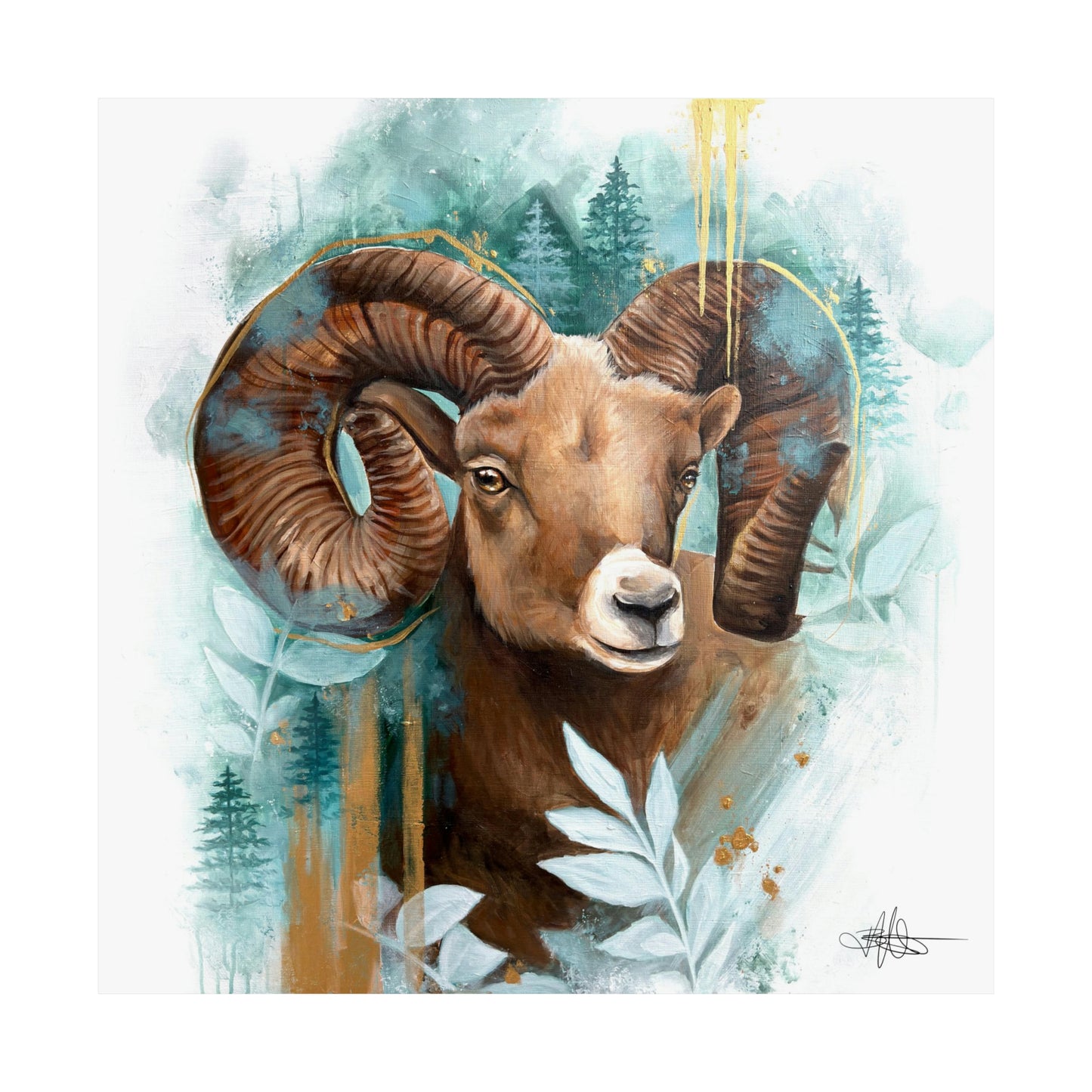 Big Horn Matte Poster